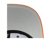 Load image into Gallery viewer, Phoenix Suns Mitchell & Ness NBA Snapback Cap Hat Purple Crown Orange Visor Team Color Logo