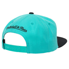 Load image into Gallery viewer, San Antonio Spurs Mitchell & Ness NBA Snapback Cap Hat Teal Crown Black Visor Team Color Logo Green UV