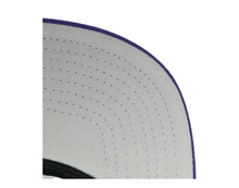 Load image into Gallery viewer, Charlotte Hornets Mitchell & Ness NBA 2 Tone 2.0 Snapback Cap Hat Teal Crown Purple Visor Team Color Logo