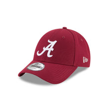 Load image into Gallery viewer, Alabama Crimson Tide New Era NCAA 9FORTY 940 Adjustable Cap Hat Cardinal Crown/Visor White Logo