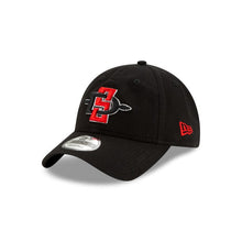 Load image into Gallery viewer, San Diego State Aztecs New Era College 9TWENTY 920 Adjustable Cap Hat Black Crown/Visor Team Color Logo