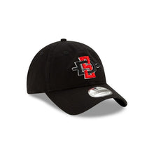 Load image into Gallery viewer, San Diego State Aztecs New Era College 9TWENTY 920 Adjustable Cap Hat Black Crown/Visor Team Color Logo