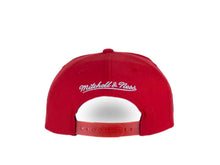 Load image into Gallery viewer, Ohio State Buckeyes Mitchell & Ness NCAA Snapback Cap Hat Red Crown/Visor Black/White Logo