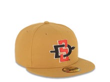 Load image into Gallery viewer, San Diego State Aztecs New Era NCAA 59FIFTY 5950 Fitted Cap Hat Tan Crown/Visor Team Color Logo Gray UV