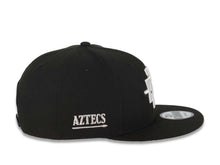 Load image into Gallery viewer, San Diego State Aztecs New Era NCAA 9FIFTY 950 Snapback Cap Hat Black Crown/Visor White Logo Aztecs Side Patch