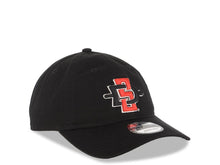 Load image into Gallery viewer, San Diego State Aztecs New Era NCAA 9TWENTY 920 Adjustable Cap Hat Black Crown/Visor Red/Black Logo