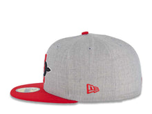 Load image into Gallery viewer, San Diego State Aztecs New Era NCAA 59FIFTY 5950 Fitted Cap Hat Heather Gray Crown Red Visor Team Color Logo