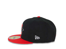 Load image into Gallery viewer, (Youth) San Diego State Aztecs New Era NCAA 59FIFTY 5950 Kid Fitted Cap Hat Black Crown Red Visor Team Color Logo