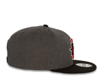 Load image into Gallery viewer, San Diego State Aztecs New Era College 9FIFTY 950 Snapback Cap Hat Heather Dark Gray Crown Black Visor Team Color Logo