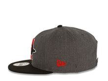 Load image into Gallery viewer, San Diego State Aztecs New Era College 9FIFTY 950 Snapback Cap Hat Heather Dark Gray Crown Black Visor Team Color Logo