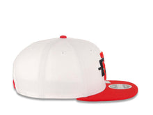 Load image into Gallery viewer, San Diego State Aztecs New Era NCAA 9FIFTY 950 Original Fit Snapback Cap Hat White Crown Red Visor Team Color Logo