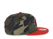 Load image into Gallery viewer, San Diego State Aztecs New Era NCAA 9FIFTY 950 Snapback Cap Hat Camo Crown Red Visor Team Logo