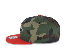 Load image into Gallery viewer, San Diego State Aztecs New Era NCAA 9FIFTY 950 Snapback Cap Hat Camo Crown Red Visor Team Logo
