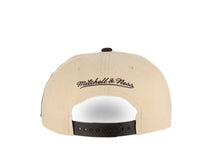 Load image into Gallery viewer, Ohio State Buckeyes Mitchell & Ness NCAA Snapback Cap Hat Off White Crown Black Visor Team Color Logo With Side Patch