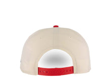 Load image into Gallery viewer, San Diego State Aztecs New Era NCAA 9FIFTY 950 Snapback Cap Hat Cream Crown Red Visor Red/Black/White Team Color Logo 40th Anniversary Side Patch