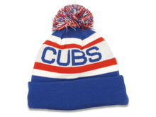 Load image into Gallery viewer, Chicago Cubs New Era MLB Cuffed Knit Beanie Hat Blue/White/Red Crown/Cuff Team Color Logo