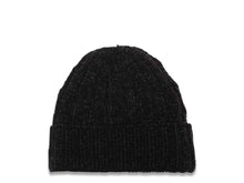 Load image into Gallery viewer, Chicago White Sox New Era MLB Cuffed Pom Knit Velour Hat Black Crown/Visor White Logo