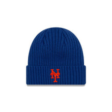 Load image into Gallery viewer, New York Mets New Era MLB Cuffed Knit Beanie Royal Blue Team Color Logo