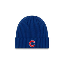 Load image into Gallery viewer, Chicago Cubs New Era MLB Core Classic Cuffed Knit Beanie Hat Royal Blue Crown/Cuff Team Color Logo