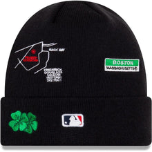 Load image into Gallery viewer, Boston Red Sox New Era MLB Cuff Knit Team Color Navy Crown/Cuff White Logo 2004 World Series City Transit