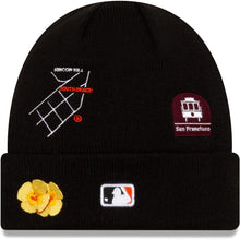 Load image into Gallery viewer, San Francisco Giants New Era MLB Cuff Knit Team Color Black Crown/Cuff Orange Logo 2010 World Series City Transit