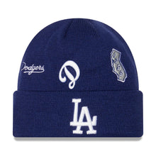 Load image into Gallery viewer, Los Angeles Dodgers New Era MLB Cuffed Knit Beanie Hat Royal Blue Crown/Visor Team Color Logo (Identity)