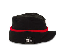 Load image into Gallery viewer, San Diego Padres New Era MLB Knit Beanie With Visor Black/Red Crown/Visor White/Red Logo (Riley Round)