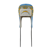Load image into Gallery viewer, Los Angeles Chargers New Era NFL Trapper Knit Beanie Hat Sky Blue/Yellow Crown/Visor Team Color Logo