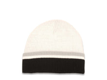 Load image into Gallery viewer, Oakland Raiders New Era NFL Cuffed Knit Beanie Hat White/Black Crown/Visor Team Color Logo