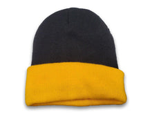 Load image into Gallery viewer, Pittsburgh Steelers NFL Cuffed Black/Yellow Crown/Visor Team Color Logo