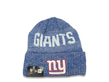 Load image into Gallery viewer, New York Giants New Era NFL Cuffed 2017 Sideline Knit Beanie Hat Team Color Blue Crown/Cuff White/Red Logo