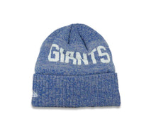 Load image into Gallery viewer, New York Giants New Era NFL Cuffed 2017 Sideline Knit Beanie Hat Team Color Blue Crown/Cuff White/Red Logo