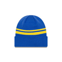 Load image into Gallery viewer, Los Angeles Rams New Era NFL Cuffed Knit Beanie Hat Royal Blue/Yellow Crown/Visor Team Color Logo