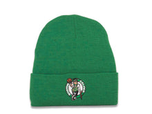 Load image into Gallery viewer, Boston Celtics New Era NBA Basic Cuffed Beanie Hat Green Crown/Visor Team Color Logo