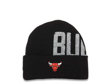 Load image into Gallery viewer, Chicago Bulls '47 Brand NBA Cuffed Beanie Hat Black/White Crown/Visor Team Color Logo