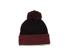 Load image into Gallery viewer, (Youth) Cleveland Cavaliers New Era NBA Cuffed Pom Fresh Kid Knit Beanie Hat Black/Maroon Crown/Visor Team Color Logo