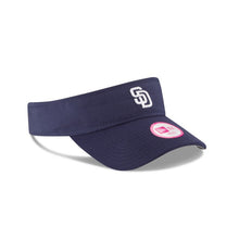 Load image into Gallery viewer, (Women) San Diego Padres New Era MLB Navy Crown/Visor Team Color Logo Visor