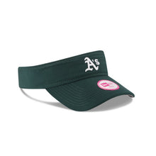 Load image into Gallery viewer, (Women) Oakland Athletics New Era MLB Dark Green Crown/Visor Team Color Logo Visor