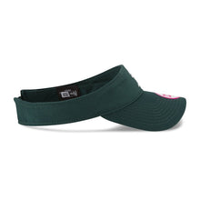 Load image into Gallery viewer, (Women) Oakland Athletics New Era MLB Dark Green Crown/Visor Team Color Logo Visor