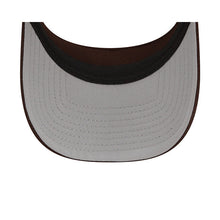 Load image into Gallery viewer, San Diego Padres New Era MLB Adjustable Visor Dark Brown Crown/Visor Dark Brown/Yellow Logo (2022 Batting Practice)