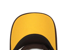 Load image into Gallery viewer, San Diego Padres New Era MLB Brown Crown Yellow Logo Visor/Vsr (2024 Spring Traning)
