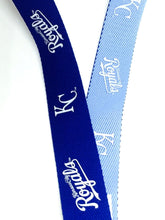 Load image into Gallery viewer, Kansas City Royals MLB 2-Tone Royal Blue/Sky Blue Lanyard with Detachable Buckle