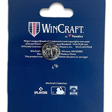 Load image into Gallery viewer, (Capland Exclusive) San Diego Padres WinCraft MLB City Connect Green/Magenta/Yellow Batting Friar Logo Lapel Pin
