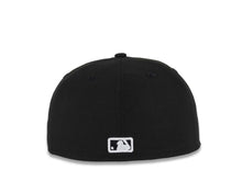 Load image into Gallery viewer, San Diego Padres MLB Fitted Cap Hat Black Crown/Visor Black/White Logo Black UV
