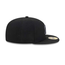 Load image into Gallery viewer, New York Yankees New Era MLB 59FIFTY 5950 Fitted Cap Hat Black Crown/Visor Black/White Logo Gray UV
