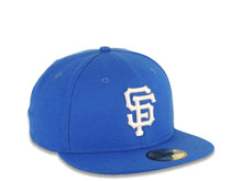 Load image into Gallery viewer, San Francisco Giants New Era MLB 59FIFTY 5950 Fitted Cap Hat Blue Crown/Visor White Logo
