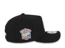 Load image into Gallery viewer, Los Angeles Dodgers New Era MLB 9FORTY 940 Adjustable A-Frame Cap Hat Black Crown/Visor White Upside Down Logo 40th Anniversary Side Patch Gray UV
