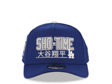 Load image into Gallery viewer, Los Angeles Dodgers New Era MLB 9FORTY 940 Adjustable A-Frame Cap Hat Dark Royal Crown/Visor White Color Sho-Time Logo Shohei Ohtani 17 Side Patch
