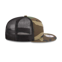 Load image into Gallery viewer, Los Angeles Dodgers New Era MLB 9FIFTY 950 Snapback Mesh/Trucker Cap Hat Camo Crown/Visor White Logo Gray UV
