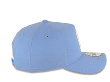Load image into Gallery viewer, San Diego Padres New Era MLB 9FORTY 940 A-Frame Adjustable Cap Hat Sky Blue Crown/Visor White Logo Gray UV
